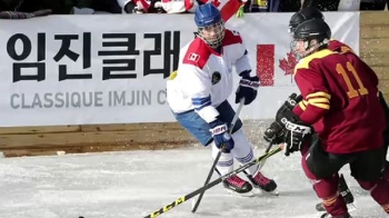 참전병사들 향수 달래던 '임진강 아이스하키'…65년만에 재연