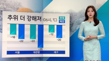 [날씨] 초강추위 습격…오전까지 호남서해안·제주 대설