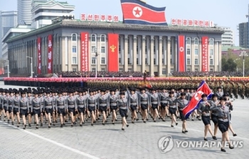 정부 소식통 “북한, 오전에 '건군절' 열병식 진행한듯“