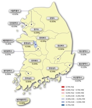 수도권 아파트 전셋값 하락폭 커져…서울 2주 연속↓