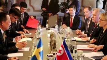 북-스웨덴 회담 종료…'북미회담·미국인 석방' 논의 시사