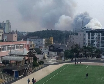 고성 산불 불길 잡혀…7개 초중고 정상 수업 재개