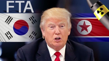 트럼프 “한·미FTA 미룰 수도“…'북핵 공조' 한국 압박?
