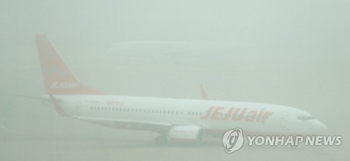 짙은 안개로 인천공항 4편 회항…김포공항 27편 지연·결항