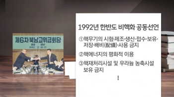 핵 담판 카운트다운…다시 주목받는 '1992년 공동 선언'