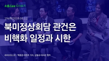 [180511 소셜라이브] 북미정상회담 관건은 비핵화 일정과 시한