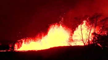 [해외 이모저모] 2주 넘는 하와이 용암 분출…첫 중상자 피해
