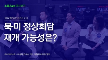 [180525 소셜라이브] 북·미 정상회담 재개 가능성은?