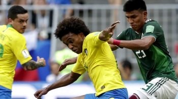 '후반전 연속 득점' 브라질, 멕시코 상대로 2-0 '완승'