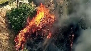 미 캘리포니아, 폭염에 산불까지…주민 수천 명 대피