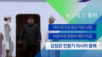 [뉴스체크｜정치] 김정은 전용기 러시아 왕래