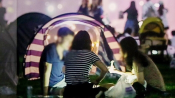 “왜 접어야 하죠?“…여름밤 한강공원 '텐트 실랑이'
