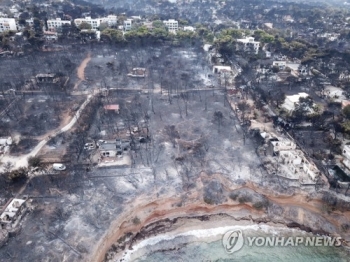 그리스 산불 참사 '재난대비 부재' 비난속 당국 “방화 흔적“
