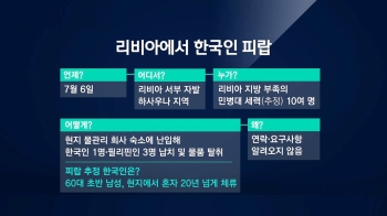 [사회현장] 리비아서 한국인 1명 피랍…현재 상황은