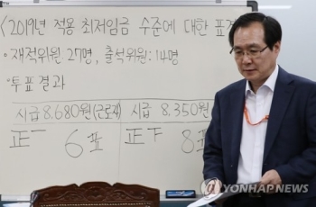 노동부 “최저임금 산정 기준 노동시간에 유급휴일 시간 포함“