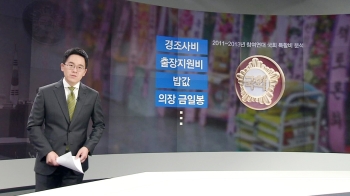 [뉴스룸 키워드] 기막히는 사용 내역…'특수활동비'