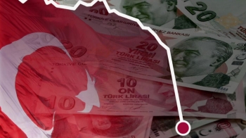 미 제재 소식에 터키 리라화 '폭락'…금융시장 '출렁' 