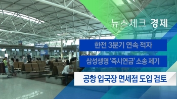 [뉴스체크｜경제] 공항 입국장 면세점 도입 검토