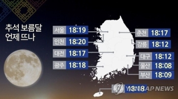 오후 6시 20분이면 서울에 보름달이 '방긋'…“소원 빌어요“