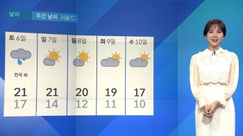 [날씨] '콩레이 영향' 전국 비…기온 '뚝' 서울 낮 18도