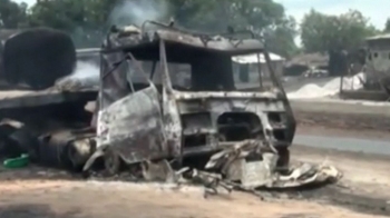 [해외 이모저모] 콩고서 대형 유조트럭 폭발…50명 사망