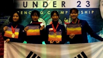 23살 이하 한국 펜싱, 아시아 선수권 5년 연속 '우승'