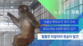 [뉴스체크｜사회] 탈출한 히말라야 원숭이 발견