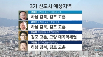 이르면 다음 주 '3기 신도시' 발표…유력한 후보지는?