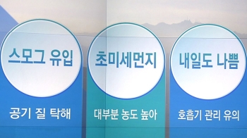 [오늘의 날씨 키워드] 스모그 유입·초미세먼지·내일도 나쁨