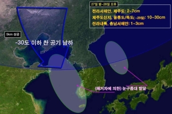 주말까지 전국 대부분 한파특보…'체감온도 -20도' 강추위 온다