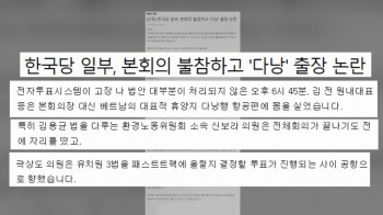 한국당 일부 의원, 본회의 불참하고 베트남 '다낭' 출장