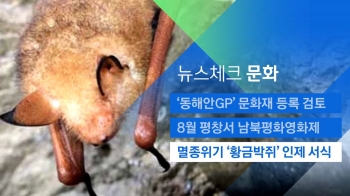 [뉴스체크｜문화] 멸종위기 '황금박쥐' 인제 서식 