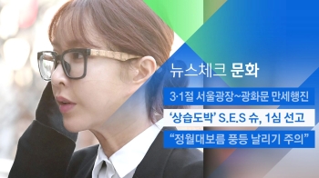 [뉴스체크｜문화] '상습도박' S.E.S 슈, 1심 선고 