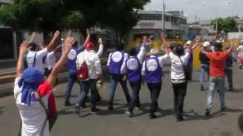 원조품 반입 놓고 시민-군 충돌…베네수엘라 '유혈 사태'
