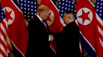 [현장영상] 다시 만난 북·미 정상 '악수'…“회담 성공적으로 끝날 것“