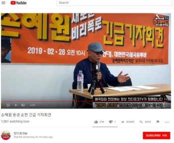 손혜원 동생 “투기 부동산 7건 더 있다…아니면 고소하라“