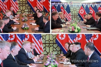 트럼프 “김정은과 회담서 한미연합군사훈련 논의조차 안돼“