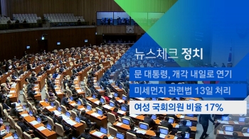 [뉴스체크｜정치] 여성 국회의원 비율 17% 