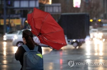 인천 전역 강풍주의보 확대…초속 10m 안팎 강풍