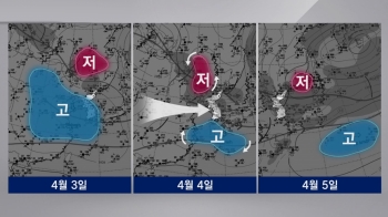 마른 대지에 불어닥친 '물레방아 강풍'…기압배치 영향