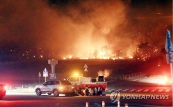 강원산불 산림피해 530㏊→1천757㏊ 3배 넘게 늘어