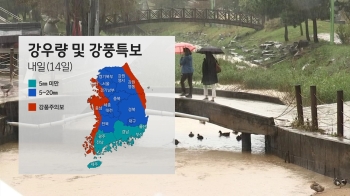 [날씨] 전국에 소형 태풍급 비바람…강원 산간엔 눈