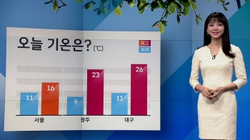 [날씨] 수도권 선선, 남부는 25도 안팎…경기·영서 비 조금