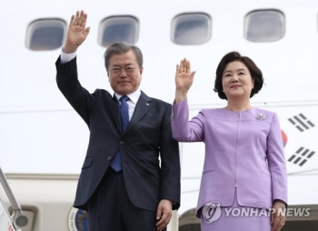 문 대통령, 중앙 아시아 3국 순방 종료…귀국길 올라