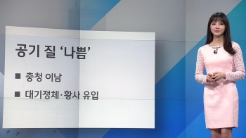 [날씨] 충청 이남 황사 유입, 일부 약한 비…일교차 유의