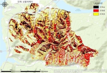 강원 산불 피해면적 2천832㏊로 늘어…현장조사 결과