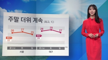 [날씨] 서울 26도 '초여름 더위'…주말 고온현상 계속