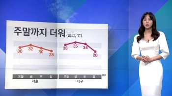 [날씨] 전국 30도 안팎 강한 더위…내일 기온 더 올라