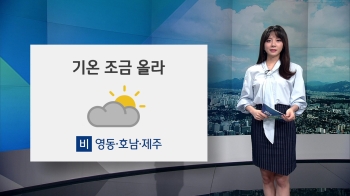 [오늘의 날씨] 구름 많고 영동·호남 비…서울 낮 25도