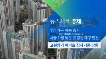 [뉴스체크｜경제] 고분양가 아파트 심사기준 강화 